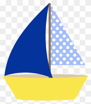 Minus Mais Summer Clipart, Nautical Clipart, Kid Quilts, - Blue Sailboat Clipart - Png Download