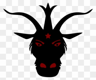 Evil Clipart Devil Head - Satan Head Png Transparent Png