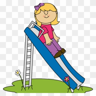 Graphic Library Google Slides Clipart - Sliding Down A Slide Clipart - Png Download
