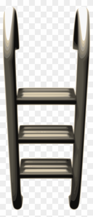 Swimming Pool Ladder - Pool Stairs Png Clipart