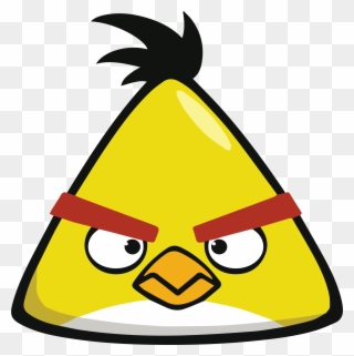 Graphic Download Angry Baseball Clipart - Yellow Angry Bird - Png Download