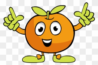 Clip Art Thanksgiving Orange Fruit Dancing Shoes Gloves - Dancing Fruit - Png Download