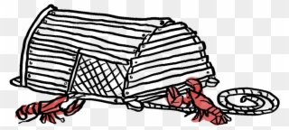 Fill Your Trap With From Maine All - Modern Lobster Trap Clip Art - Png Download
