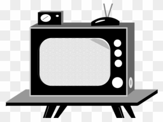 Television Clipart Tube Tv - Television Transparent Background Cartoon - Png Download