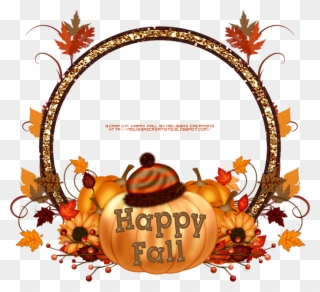 Graphic Groupies Happy Fall Cluster Frames Friday Clip - Png Download