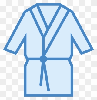 The Icon Looks Like A Bathrobe Laid Flat Clipart