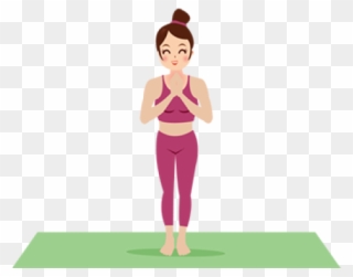 Yoga Clipart Mountain Pose - Png Download