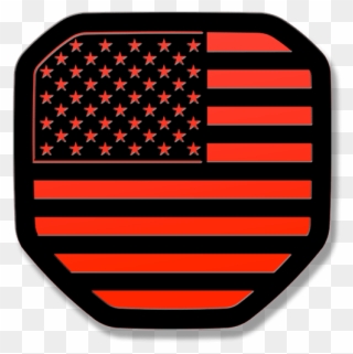 Usa Flag Tailgate Emblem 2019-up Ram Clipart