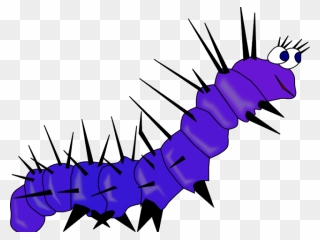 This Free Clip Arts Design Of Caterpillar Gusano - Png Download