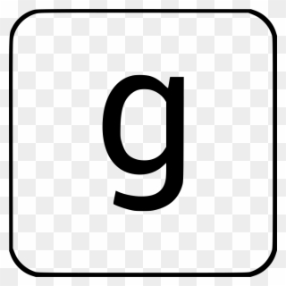 G Lowcase Latin Keyboard Alphabet Virtual Letter Comments Clipart