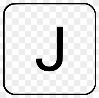 J Virtual Keyboard Latin Alphabet Letter Uppercase Clipart
