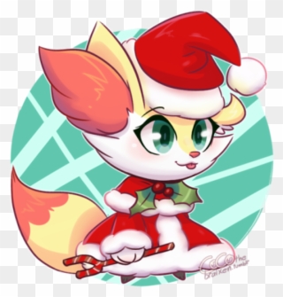 Padoru - Christmas Braixen Clipart