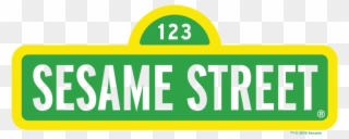 Sesame Street Logo Men's Regular Fit T-shirt Clipart