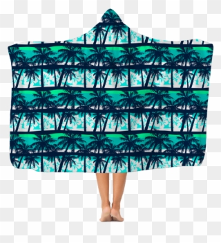 Aloha Nights ﻿premium Adult Hooded Blanket Clipart