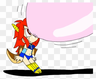 Mink Blowing Her Massive Clipart