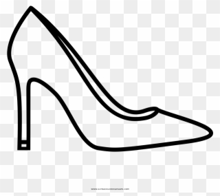 Drawn Shoe Stiletto Heel Clipart