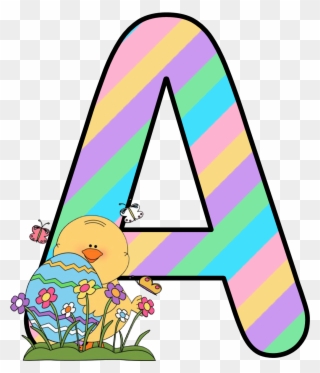 Ch B *✿* Alfabeto Easter De Kid Sparkz Clipart
