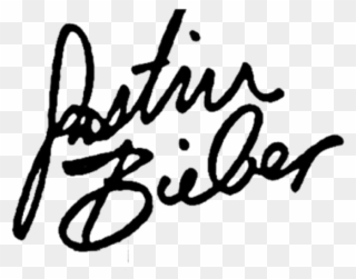 Justin Bieber Autografo Png Clipart