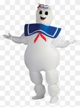 Inflatable Stay Puft Marshmallow Man Costume Clipart