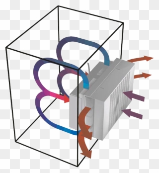 Ahp-1800 Seires Air Flow Pattern Clipart