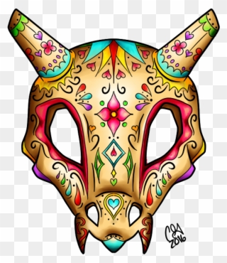 Dia De Los Muertos- Cubone By Uxiesweetie Clipart