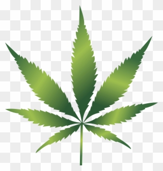 Cannabis Leaf Clip Art - Png Download