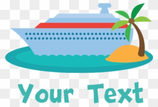 Personalized Cruise Ship Teddy Bear - Personalized Cruise Ship Picture Ornament Clipart