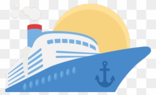 Cruise Ship Clipart Drawing - Cruise Ship Transparent Background - Png Download