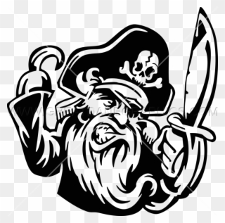 Pirate With Hook Production - Pirate With Hook Drawing Clipart