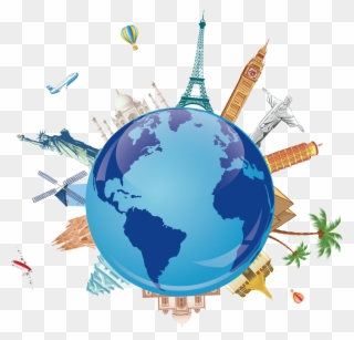 Location Clipart Travel Tourism - World Travel Logo Png Transparent Png