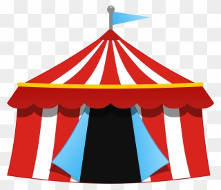 Circus Clipart Event Tent - Desenho Lona De Circo - Png Download