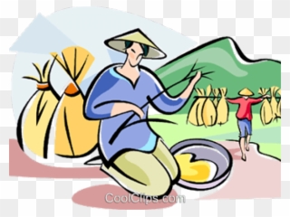 Farmer Huge Freebie Download For Powerpoint - Chinese Farmer Clipart - Png Download