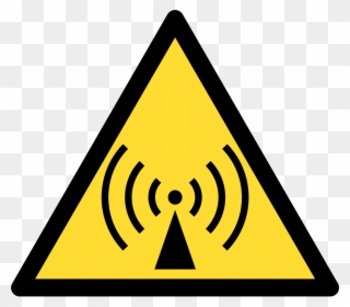 Satellite Waves Clipart - Iso 7010 Warning Sign - Png Download