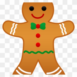 Gingerbread Man Clip Art Christmas Free Pinterest Classroom - Gingerbread Man Clipart Hd - Png Download