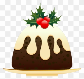 Christmas - Christmas Pudding Clip Art - Png Download