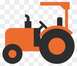 Stars Clipart Images And Hd Wallpapers - Orange Tractor Clip Art - Png Download