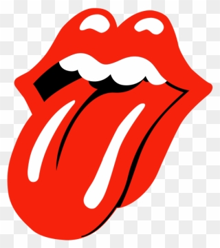 Lips Clipart Turquoise - Rolling Stones Band Logo - Png Download