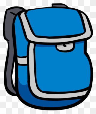 Backpack Clipart Blue Backpack - Red Backpack Clip Art - Png Download
