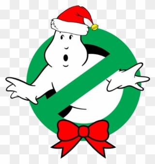 Christmas Ghost - Ghostbusters Christmas Clipart