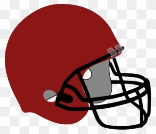 Collection Of Red Football Helmet Clipart High Quality, - Maroon Football Helmet Clip Art - Png Download