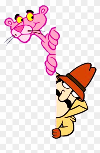 Panther Clipart Clip Art - Pink Panther And Inspector Clouseau - Png Download