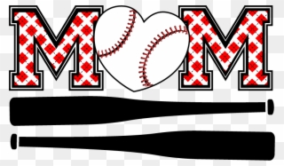 Graphic Freeuse Library Softball Custom Transfers Sew - Baseball And Softball Mom Clipart - Png Download