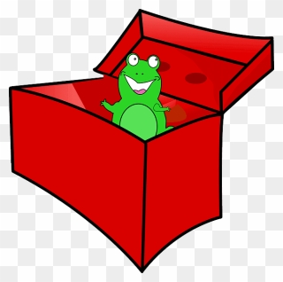 Frog In The Box Clipart - Png Download