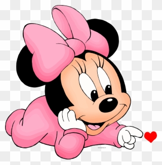 Pool Clipart Minnie Mouse - Baby Minnie Mouse Png Transparent Png