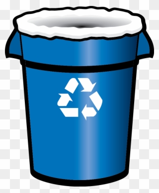 Frisco Isd Council Of Ptas - Recycle Can Clip Art - Png Download