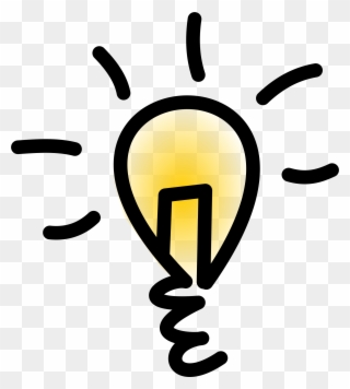 Big Image - Incandescent Light Bulb Clipart