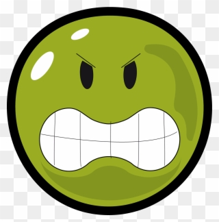 Marvellous Design Angry Face Clipart Smiley Black And - Clipart Angry Face - Png Download