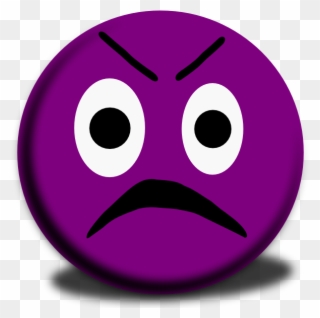 Purple Face Emoji Clipart