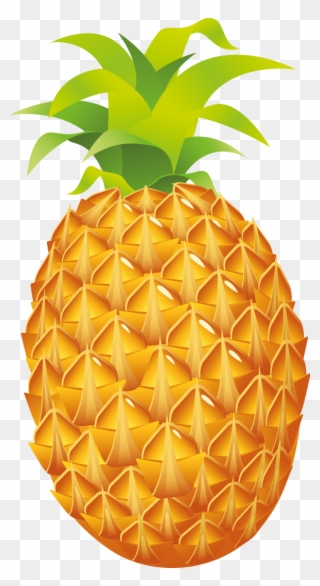 Pineapple Cliparts - Pineapple Clipart Png Transparent Png