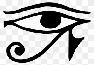 Clip Art Library Stock Eye Of Horus All - Olho De Horus Direito Egito - Png Download
